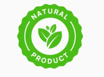Natural ingredient icon featuring plant-based formulation standards